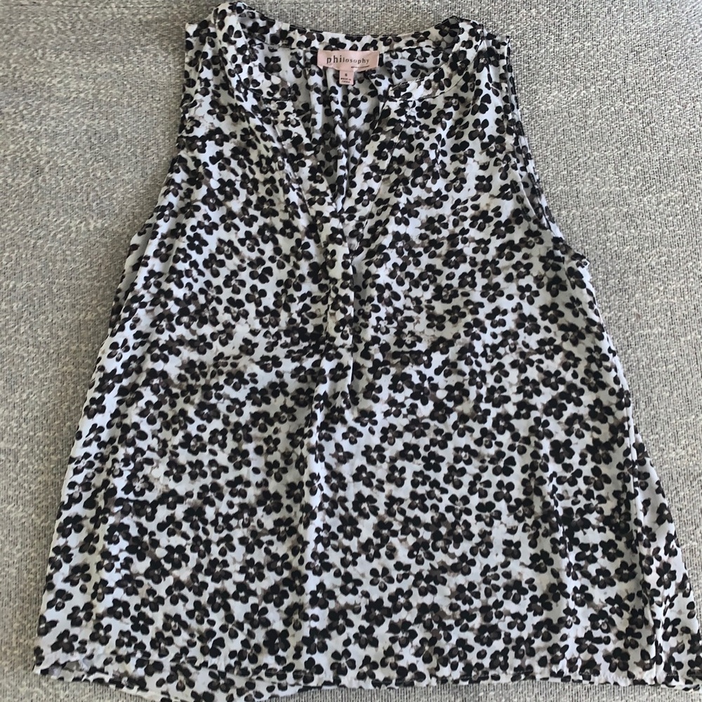 Flower print blouse